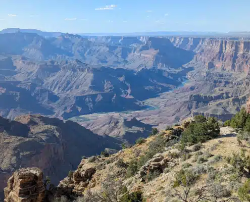 Vast canyon landscape with river - Grand Canyon